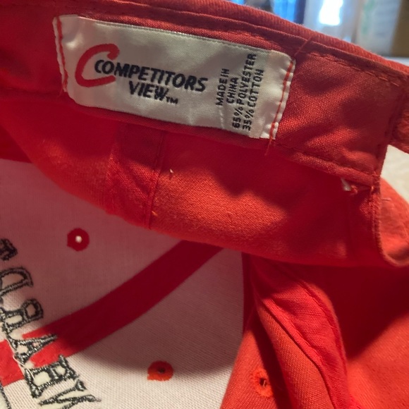 Dale Earnhardt Jr Orange  Ball Cap Vintage Memorabilia #8 - Picture 6 of 6